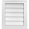 Ekena Millwork Vertical Surface Mount PVC Gable Vent w/ 2"W x 2"H , Brickmould Sill Frame, 16"W x 18"H GVPVE16X1803SN - alternate 1